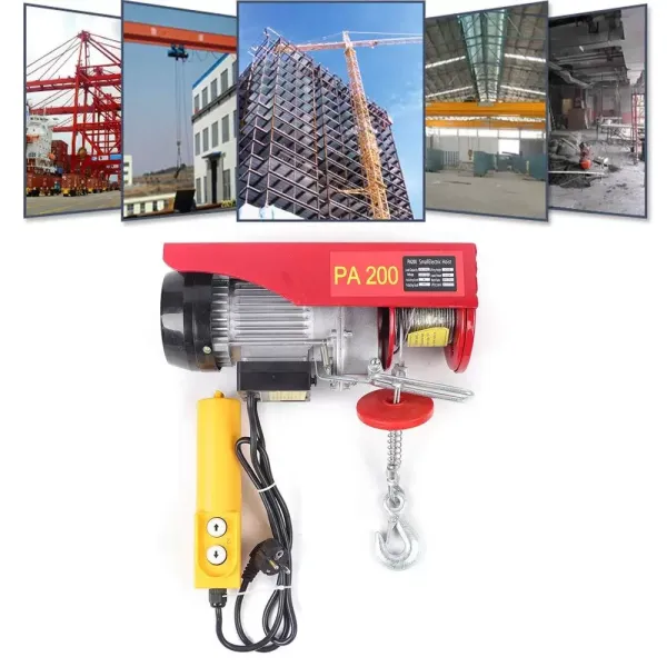 Cabrestante eléctrico de 200 – 1000 kg, polipasto de cadena, 200 kg