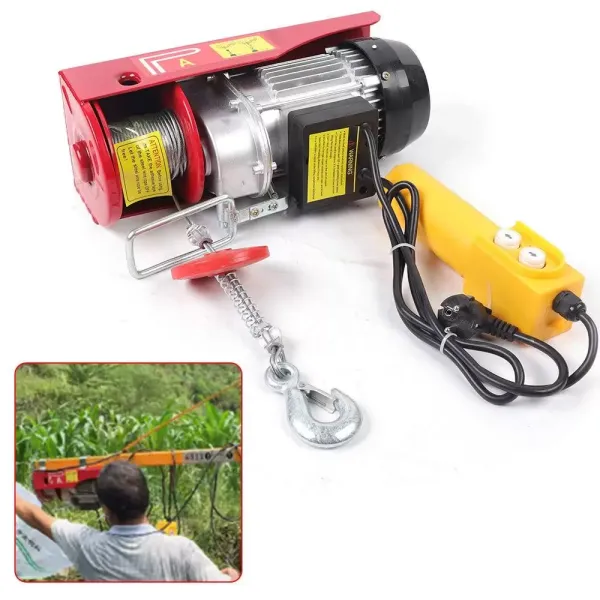 Cabrestante eléctrico de 200 – 1000 kg, polipasto de cadena, 200 kg Cabrestante eléctrico de 200 – 1000 kg, polipasto de cadena, 200 kg