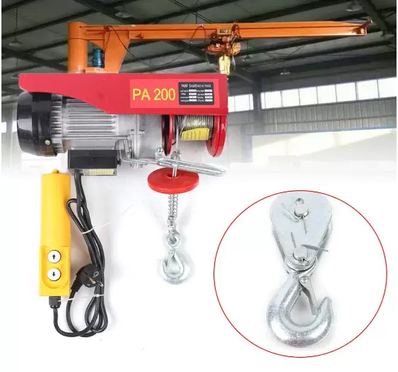 Cabrestante eléctrico de 200 – 1000 kg, polipasto de cadena, 200 kg