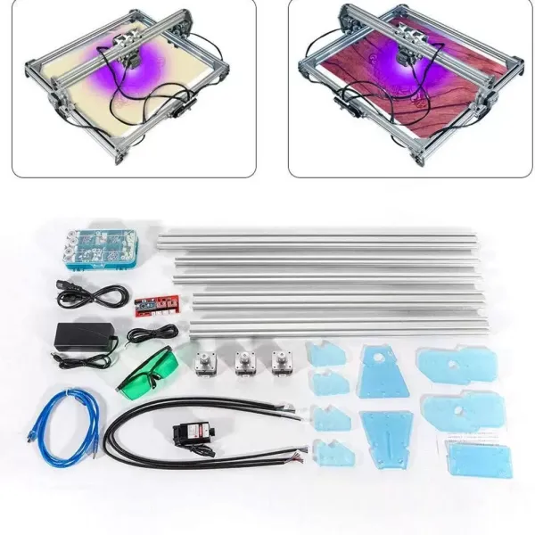 Máquina de grabado láser de escritorio de 12 V USB con cortador láser para piel