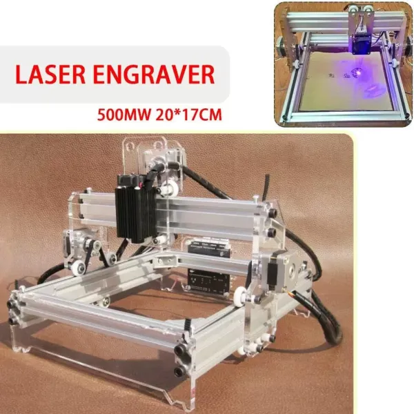 Máquina de grabado láser de escritorio de 12 V USB con cortador láser para piel Máquina de grabado láser de escritorio de 12 V USB con cortador láser para piel