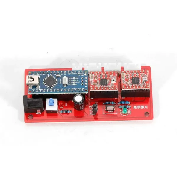 CNCEST Máquina de grabado láser de escritorio de 12 V, cortadora láser para piel, madera, plástico, 65 x 50 cm