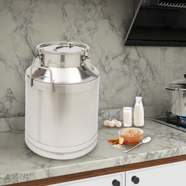 50L Cubo de leche, 38*25*54cm, plata