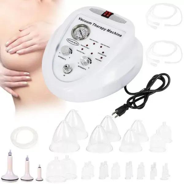 Aparato de masaje de pecho, aumento de pecho, terapia de vacío, masaje corporal, mejora la forma del cuerpo
