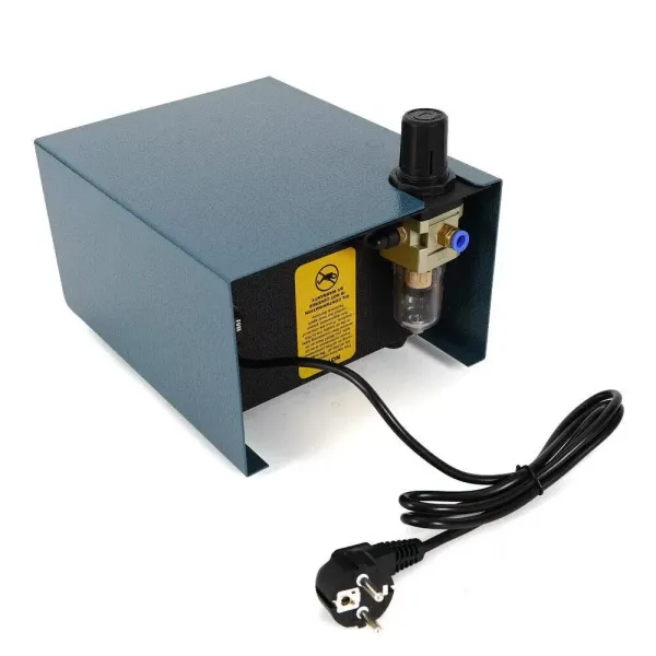 Máquina de grabado neumática, de doble cabezal con control de pedal para tallar madera, metales, piedras preciosas y joyas Máquina de grabado neumática, de doble cabezal con control de pedal para tallar madera, metales, piedras preciosas y joyas