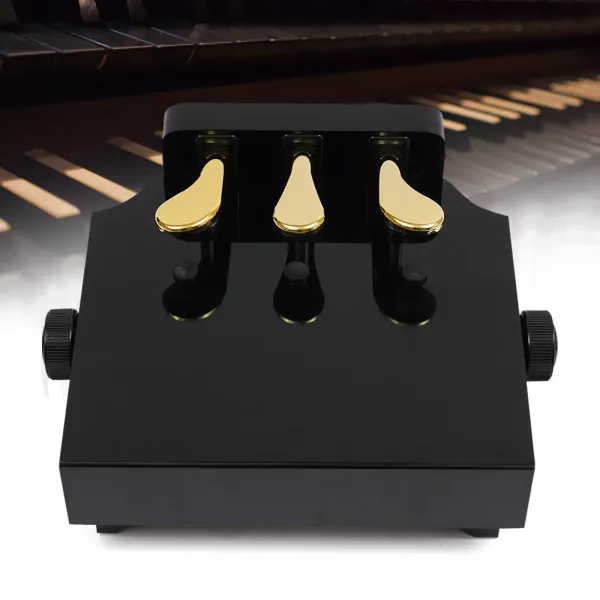 Piano Pedal Extender Banco para Niños Altura ajustable con 3 Pedales Piano Niños enseñanza Piano Pedal Extender Banco para Niños Altura ajustable con 3 Pedales Piano Niños enseñanza