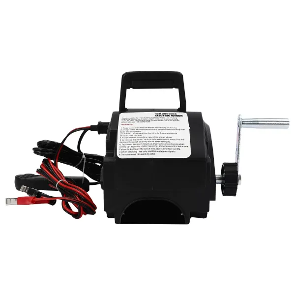 Cabrestante eléctrico de 300 W, 907kg, 12 V, con mando a distancia