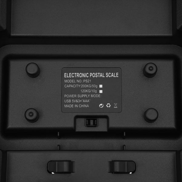 Báscula de mesa profesional, 200 kg/200 g, de acero inoxidable, con escala postal, báscula eléctrica con pantalla LCD