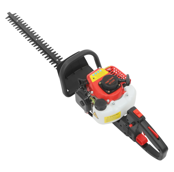 Cortasetos de gasolina de 2 tiempos, 0.90HP 0.65KW 22,5 cc，hoja de doble cara, cortasetos, herramientas de jardín, longitud de fresado de 56 cm