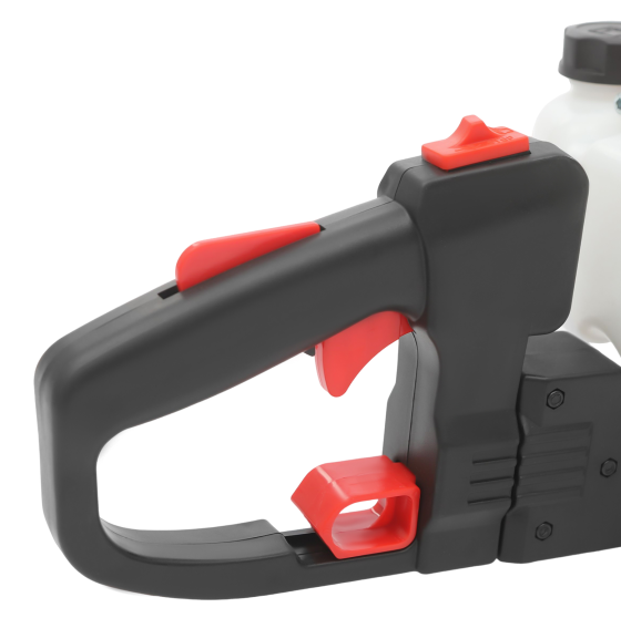 Cortasetos de gasolina de 2 tiempos, 0.90HP 0.65KW 22,5 cc，hoja de doble cara, cortasetos, herramientas de jardín, longitud de fresado de 56 cm