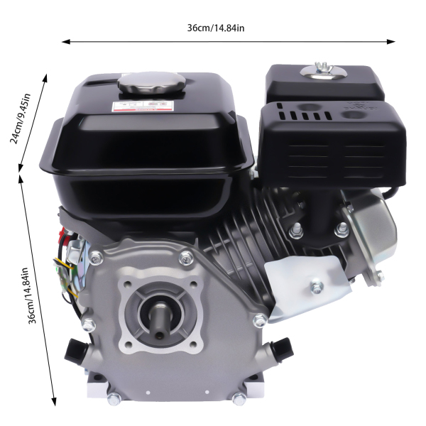 210CC 7Hp Motor de gasolina OHV de 1 cilindro y 4 tiempos Refrigeración horizontal