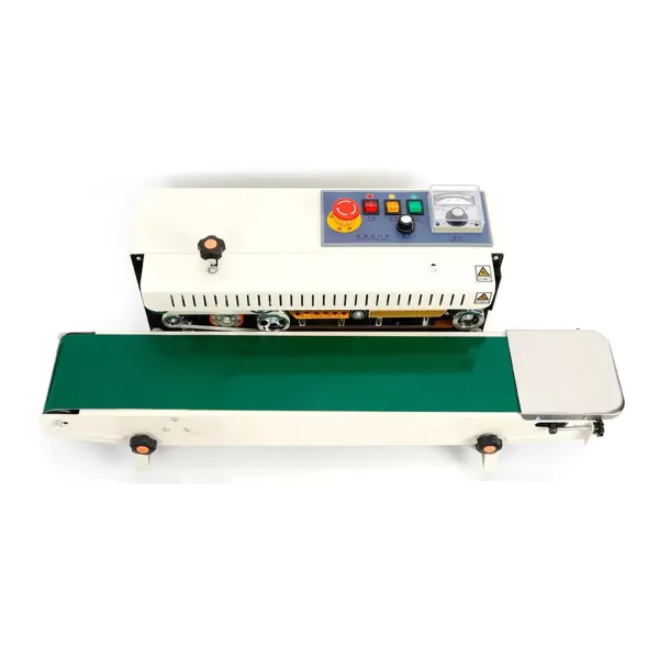 FR-770 - Sellador de bolsas horizontal continua,(0-300 °C, sellado ajustable, 10 mm, 0-18 m/min) FR-770 - Sellador de bolsas horizontal continua,(0-300 °C, sellado ajustable, 10 mm, 0-18 m/min)