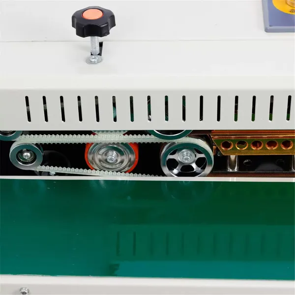 FR-770 - Sellador de bolsas horizontal continua,(0-300 °C, sellado ajustable, 10 mm, 0-18 m/min)