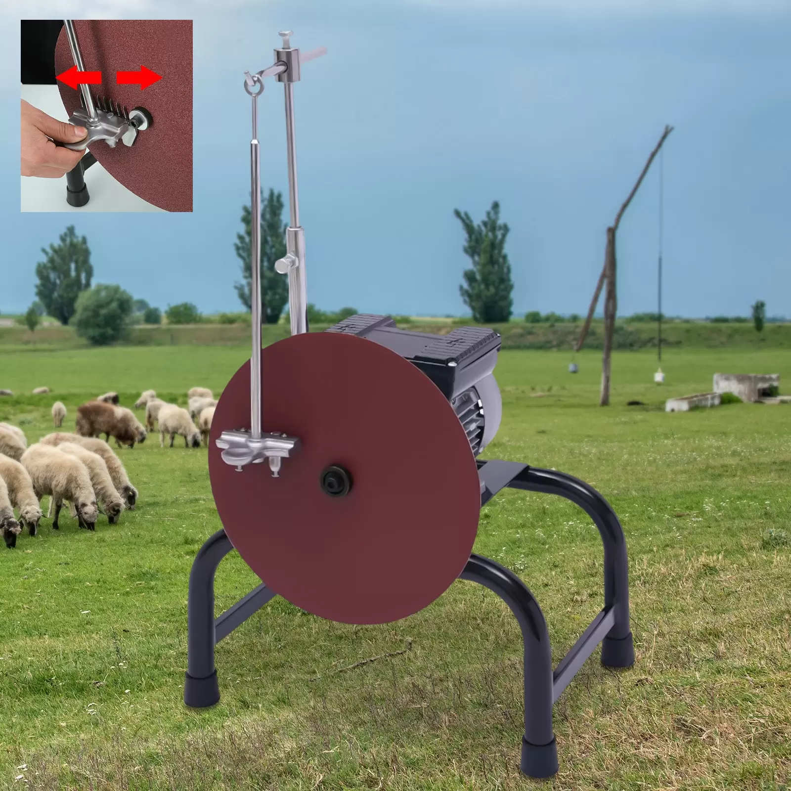 Cortador eléctrico de ovejas, tijeras, amoladora de acero 480 W 220 V