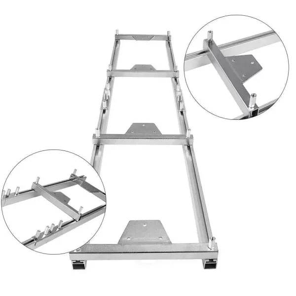 Soporte para motosierra portátil de aluminio para motosierra de 14 a 36 pulgadas de longitud