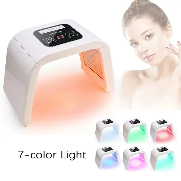 Máquina de belleza facial con luz LED PDT, para terapia de fotón, terapia de luz, cuidado de la piel