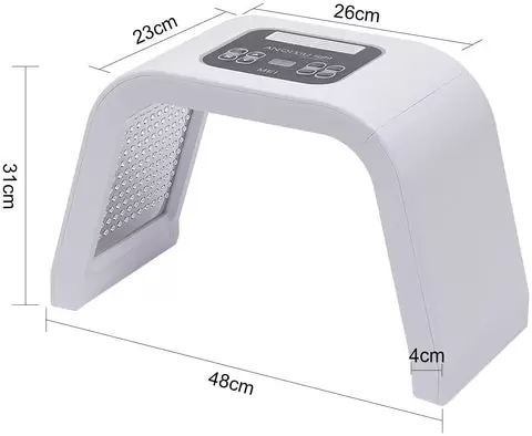 Máquina de belleza facial con luz LED PDT, para terapia de fotón, terapia de luz, cuidado de la piel