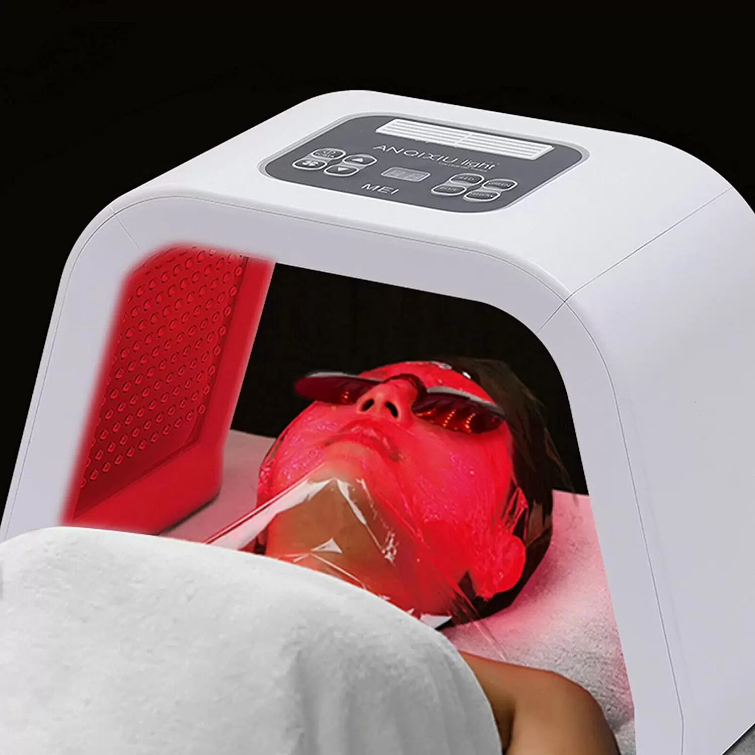 Máquina de belleza facial con luz LED PDT, para terapia de fotón, terapia de luz, cuidado de la piel