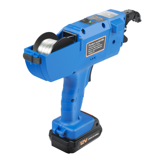 Encuadernadora automática de alambre de 8 mm a 34 mm, 12 V, 4500 mAh