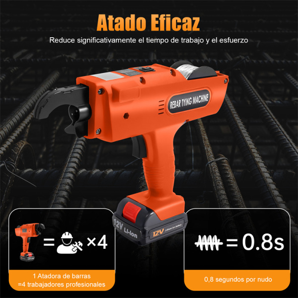 Encuadernadora manual portátil de 8 a 34 mm, herramienta de encuadernación eléctrica