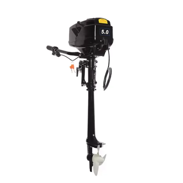Motor fueraborda eléctrico de 1200 W, 48 V, motor fueraborda para barco de pesca, hélice vástago corto 42 cm, velocidad 18 km/H