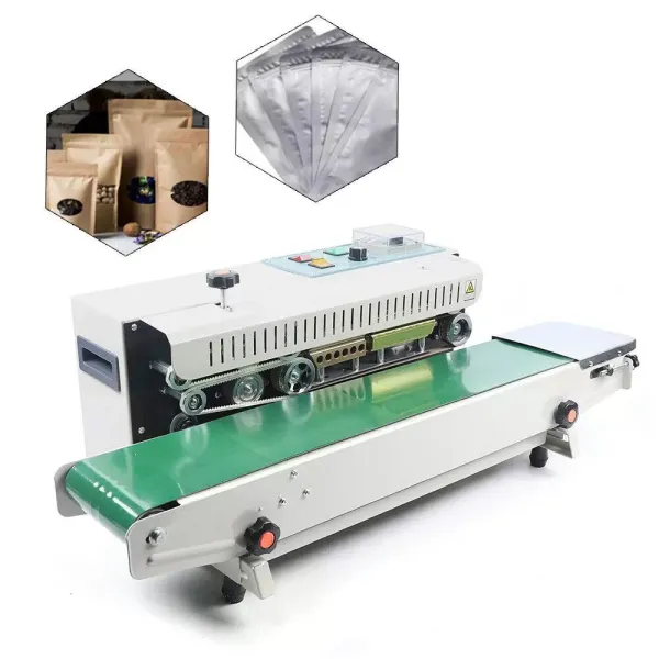 FR-900 Máquina de sellado automática, Longitud sin restricciones, continua, sellador horizontal 0-12 m/min