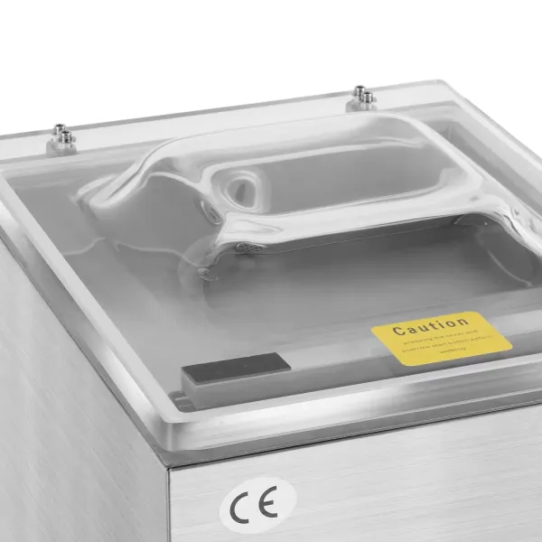 CNCEST DZ-260S 120W - Envasadora al vacío para mesa (acero inoxidable), 1 ~ 4 Pcs/min para alimentos, materiales médicos, líquido, 220 V