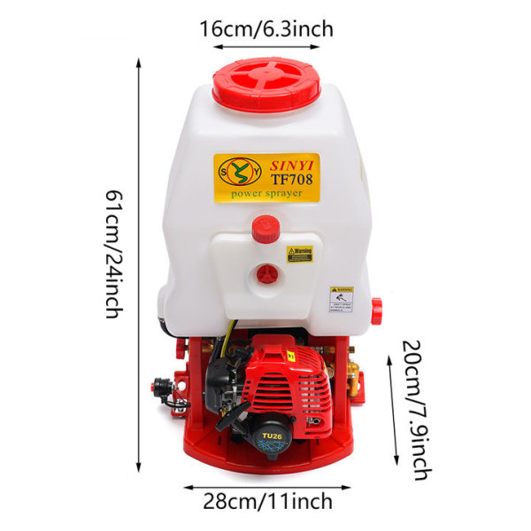 Pulverizador a presión de 25,4 cc, para plantas, de espalda, para control de plagas en invernadero y jardín Pulverizador a presión de 25,4 cc, para plantas, de espalda, para control de plagas en invernadero y jardín