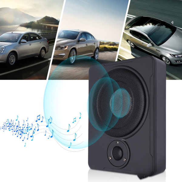 Audio para el automóvil 600 W del altavoz bajo del subwoofer activo ultrafino del asiento del coche de 8 pulgadas con los accesorios