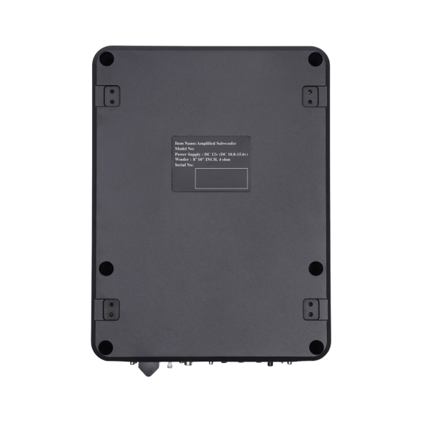 Audio para el automóvil 600 W del altavoz bajo del subwoofer activo ultrafino del asiento del coche de 8 pulgadas con los accesorios