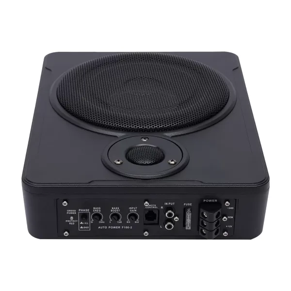 Audio para el automóvil 600 W del altavoz bajo del subwoofer activo ultrafino del asiento del coche de 8 pulgadas con los accesorios