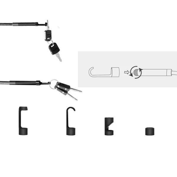 Cámara de inspección-endoscopio de mano con pantalla LCD de 4,3 pulgadas- sonda flexible-resistente al agua- para inspección de tuberías Cámara de inspección-endoscopio de mano con pantalla LCD de 4,3 pulgadas- sonda flexible-resistente al agua- para inspección de tuberías
