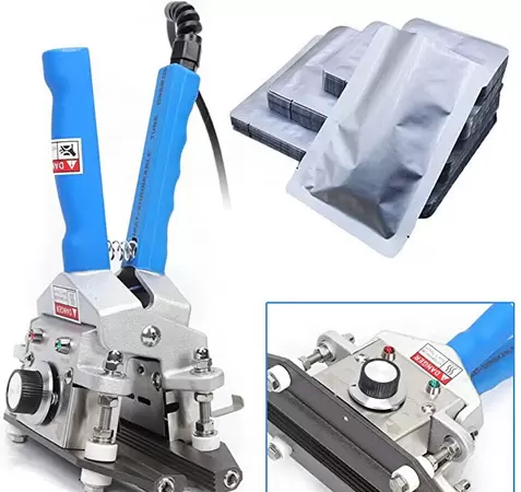 FKR-200 - Sellador de láminas de aluminio con pinzas (300 W)