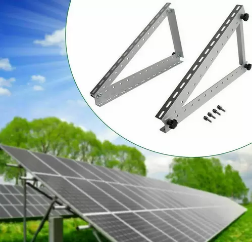 Soporte para panel solar con cremallera de 28 pulgadas ajustable con cremallera solar soporte de montaje