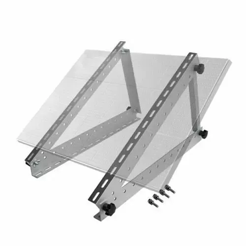 Soporte para panel solar con cremallera de 28 pulgadas ajustable con cremallera solar soporte de montaje