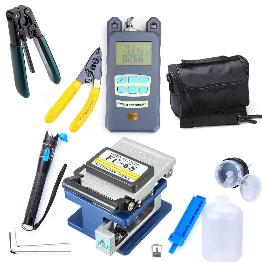 Kit de Herramientas de Cable óptico monomodo 10 en 1