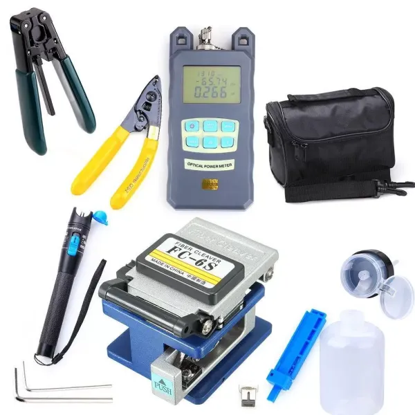 Kit de Herramientas de Cable óptico monomodo 10 en 1