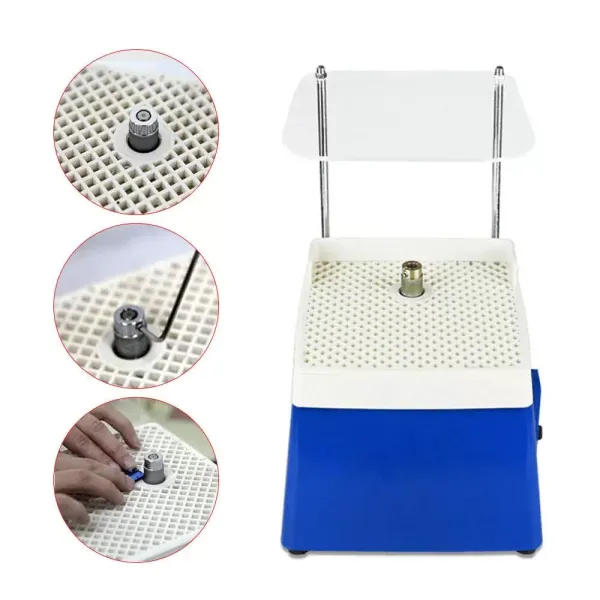 Mini molinillo automático de cerámica para vidrio, portátil, 65 W, 4200 r/min, azul para el procesamiento de vidrio
