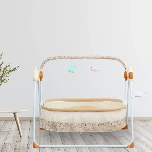 Cuna eléctrica, Mecedora automática, Cama con control remoto, Portable con música 0-18 meses Bebés recién nacidos Cuna eléctrica, Mecedora automática, Cama con control remoto, Portable con música 0-18 meses Bebés recién nacidos