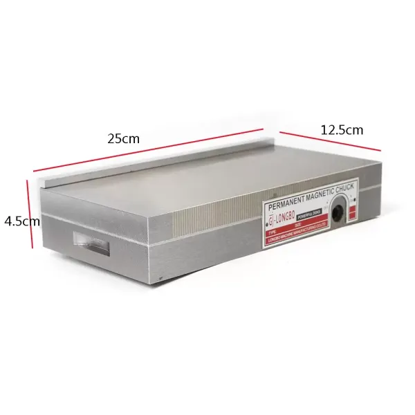 125 x 250 mm, forro magnético permanente de alta precisión, fuerza magnética uniforme