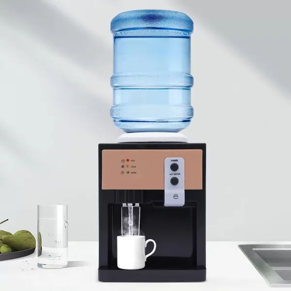 CNCEST Dispensador de agua eléctrico de acero inoxidable de 220 V, de agua caliente y fría, inicio de llave, regulación automática de la temperatura
