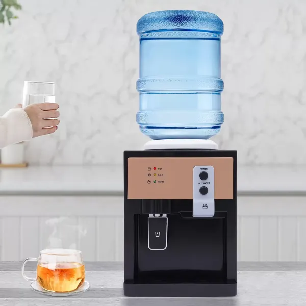 CNCEST Dispensador de agua eléctrico de acero inoxidable de 220 V, de agua caliente y fría, inicio de llave, regulación automática de la temperatura