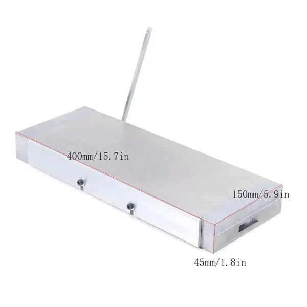 40 x 15 cm placa tensora magnética permanente placa de sujeción magnética magnética magnética magnética molinder