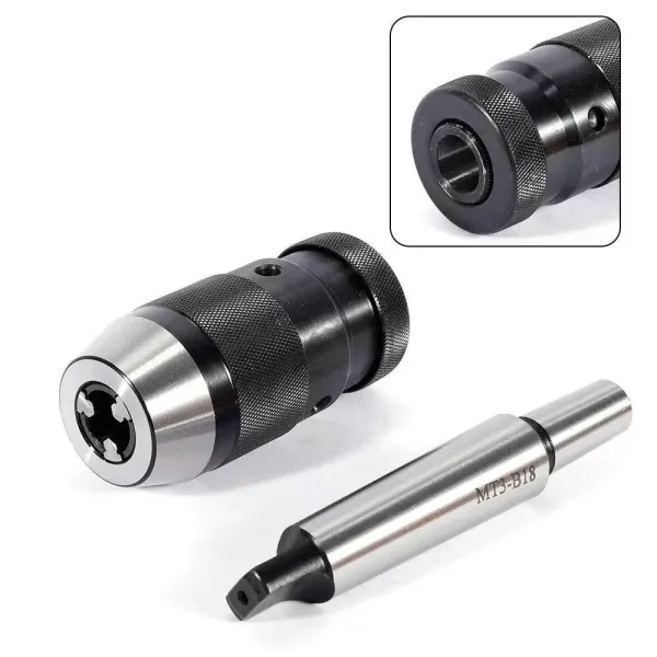Portabrocas de sujeción rápida Mt3-B18 de 1-16 mm para torno y fresadora