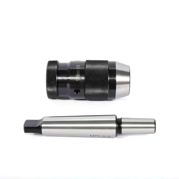 Portabrocas de sujeción rápida Mt3-B18 de 1-16 mm para torno y fresadora