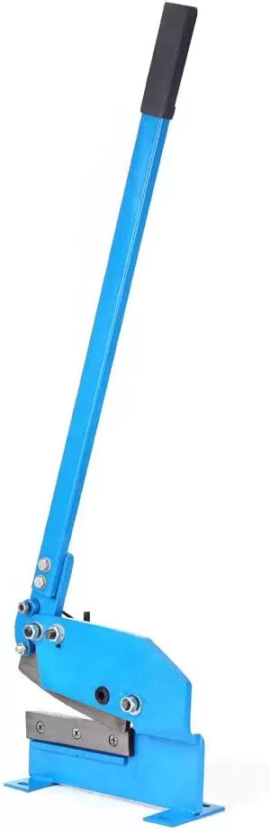 CNCEST Tijeras para chapa de acero de 200 mm, hoja de metal, marco de acero, flexibles, tijeras de pizarra de acero