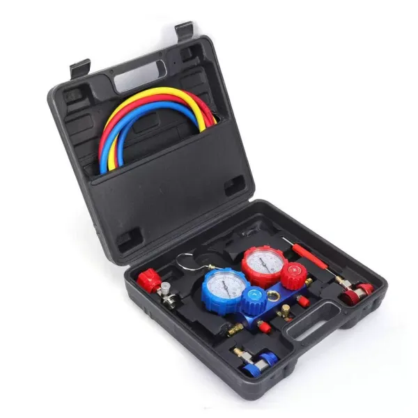 Kit de 2 vías de montaje para refrigerante R134A R410A R22-Kit de herramientas de montaje para aire acondicionado de 2 vías