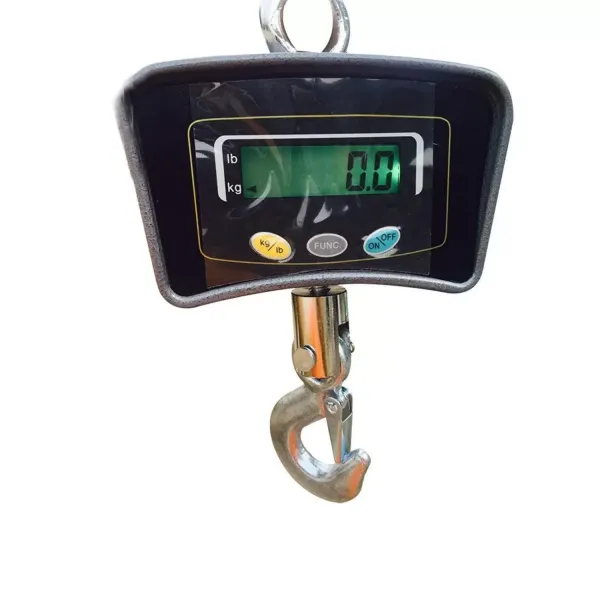 CNCEST Báscula digital de grúa, 500 kg，con pantalla LCD iluminada