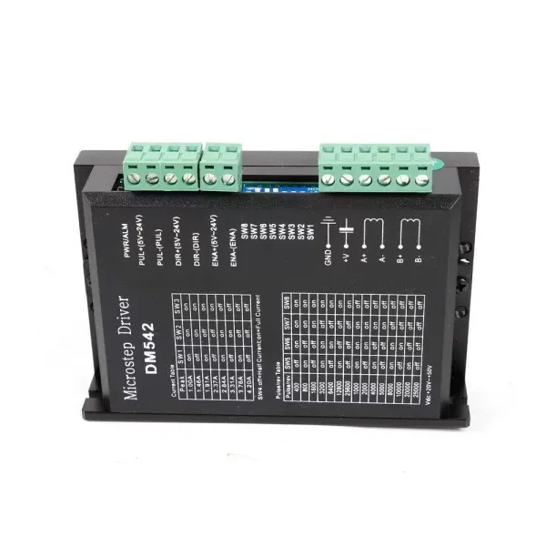 Motor paso a paso Nema 23 de 3 ejes + controlador de DM542A 4.2A + fuente de alimentación, kit de máquina de grabado para fresa Motor paso a paso Nema 23 de 3 ejes + controlador de DM542A 4.2A + fuente de alimentación, kit de máquina de grabado para fresa
