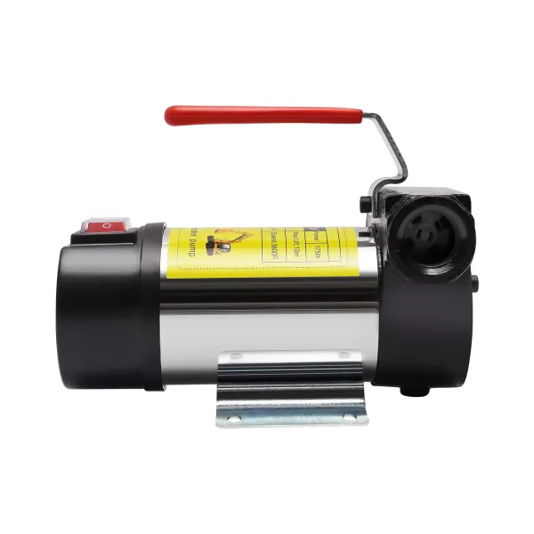 Bomba diésel automática de 12 V, 175 W, 45 l/min, con tubo de salida de aceite de alambre de acero transparente Bomba diésel automática de 12 V, 175 W, 45 l/min, con tubo de salida de aceite de alambre de acero transparente
